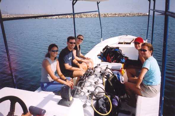 Heading out for Open Water dives 3 & 4