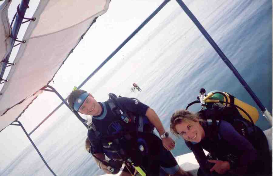 Clair (also a PADI instructor) learns how to use enriched air to extend no-decompression limits.