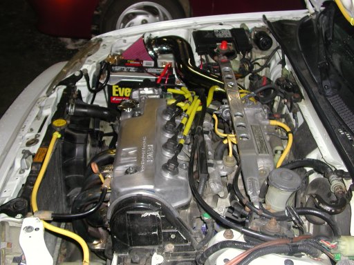 dc sports strut bar,yellow vacuum tubes