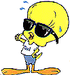 Imagem do piu piu direcionando para link sentidos