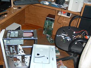 My messy computer room.