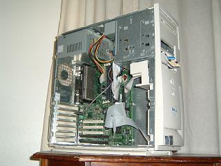 The old dell is currently what I use as a server. 288mb or ram now.