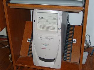 The work computer, photoshop, all that kinda crap.