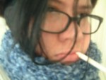 Black Glasses. I dont know why but I feel like Elvis Costello, that or some weird cold poet. 