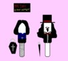 bridget and rob, hmrmmmmm,.. no its actually a goth tampon couple!
