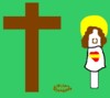 Jesus! -with optinal gliding action- he will gently glide up your uterus and save you from all sin!