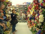 Its an aisle with flowers growing on it! 