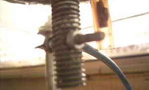 high voltage wire.