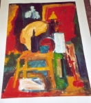 Halve Abstractie (tafeltje/shouw) / Semi Abstraction (table/chimney)