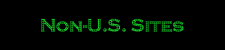 Non-U.S. Sites