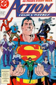 Action Comics Weekly #601 (1988) cover by Dave Gibbons