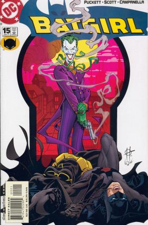 Batgirl #15 (June 2001) cover by Damion Scott & Robert Campanella