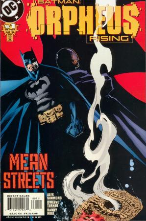 Batman: Orpheus Rising #1 (Oct. 2001) cover by Dwayne Turner & Danny Miki