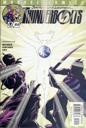 Thunderbolts #54 (Sept. 2001), cover by Patrick Zircher & Al Vey