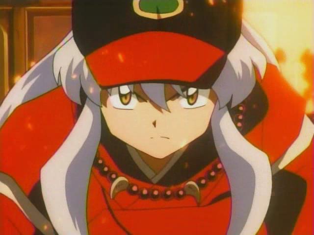 Inuyasha: "Does fire bring out my eyes??" *blink blink*