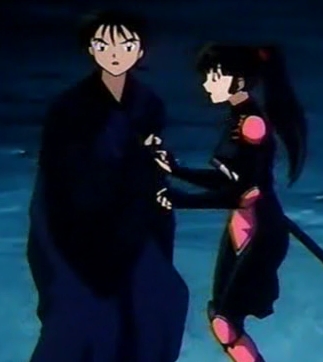 Ooc: I wonder if anyone else notices Sango actually trying to grope Miroku now....the tables have turned and Miroku doesn't notice!!!