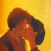 Yes folks.  That is Ryo and Ami is kissing him!!!!