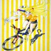 Who'd a thunk you could ride a bike on a circus tent?