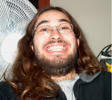 Stacey Robarge, moments before devouring the cameraman