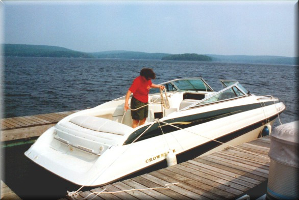 A photo of boat before lettering