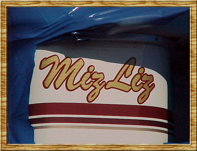 Photo of lettering for Miz Liz