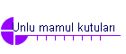 Unlu mamul kutular�