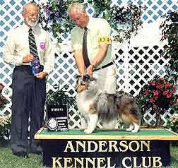 Deuce's 4th win, SECOND major - 9-12 puppy class!