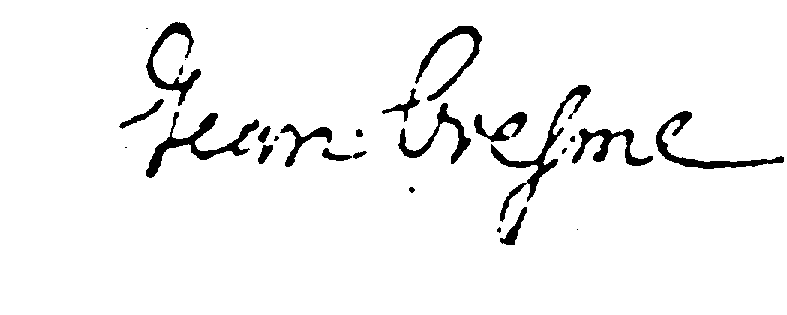 Signature par le cur de St-Joseph de Boulogne