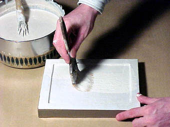 Covering the icon with Levkas