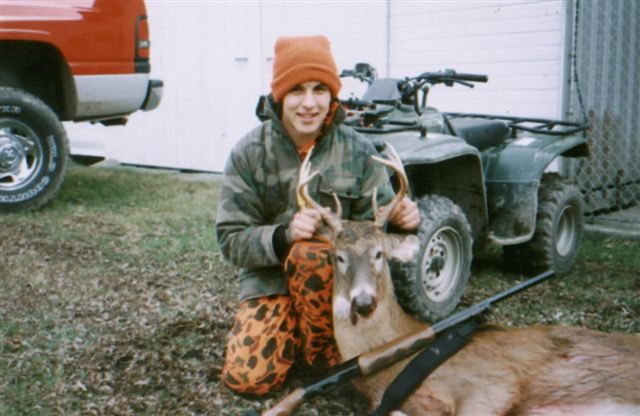 Den's Grandson David with his first deer