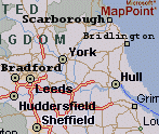 Map of Yorkshire