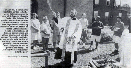 Newsclipping: Garden dedication