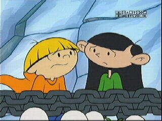 from u.n.d.e.r.c.o.v.e.r, when numbuh 4's about to tell!Damn DC, they stopped him.
