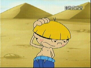 No! Don't hide it numbuh 4! Let the 3/4ness of life overcome you!
