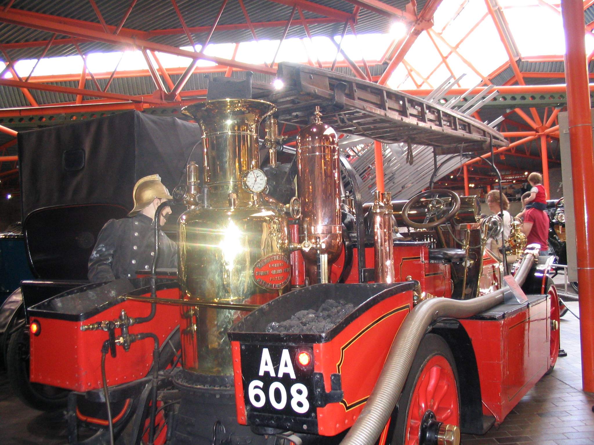 antique fire engine