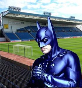 Batman, posing proudly in City's newest kit