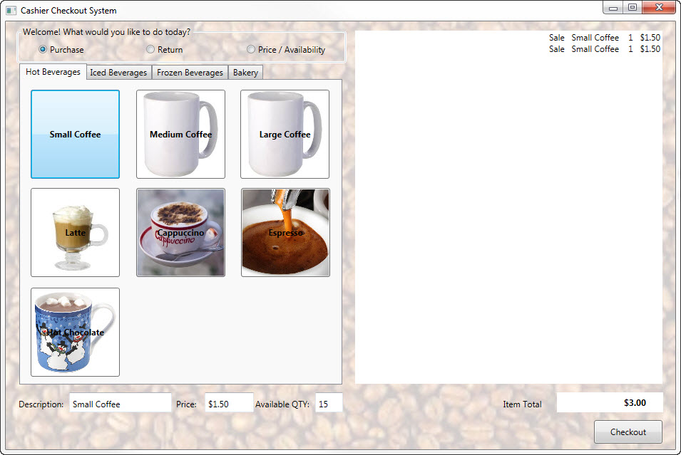 Coffee Shop POS