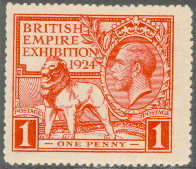1924 British Empire Exhibition Stamp.  
This is the Gateway to my Stamp Collection.