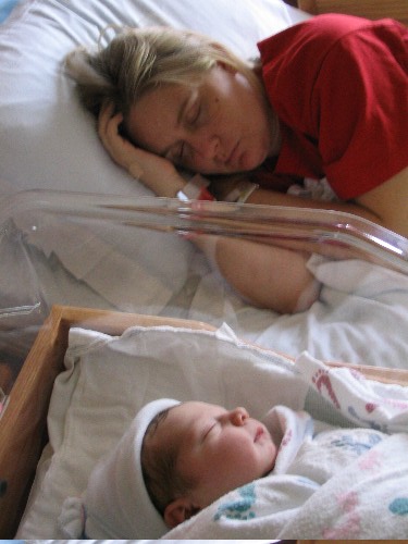 Seven hours after delivery (9/9/03)
