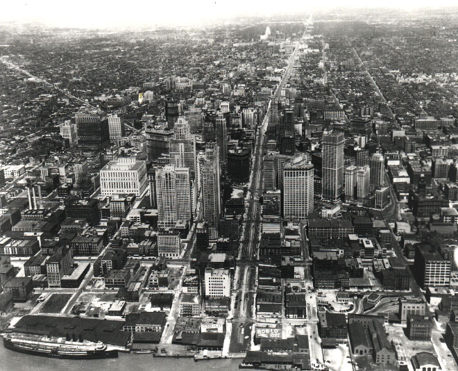 Detroit as it looked when my family arrived here