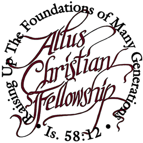 Altus Christian Fellowship, a non-denominational christian church in Altus, Oklahoma