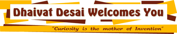 Dhaivat Desai Welcomes You