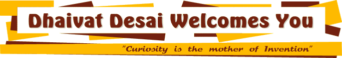Dhaivat Desai Welcomes You