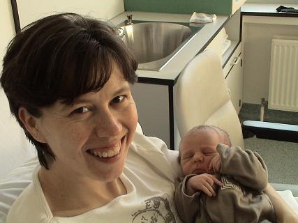 dag 1, een blije mama