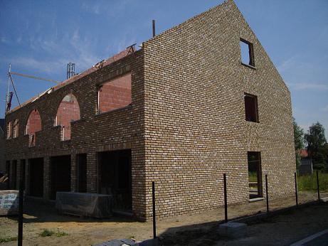 juni 2006, het einde van het metselwerk in zicht