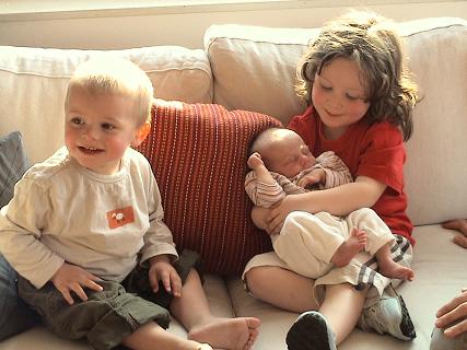 Jasper, Nette en Evi