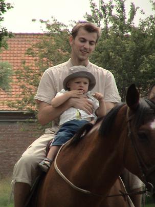 Cowboy Jasper met papa