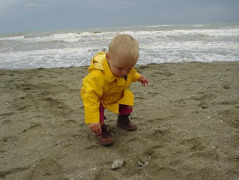 herfstweer aan zee