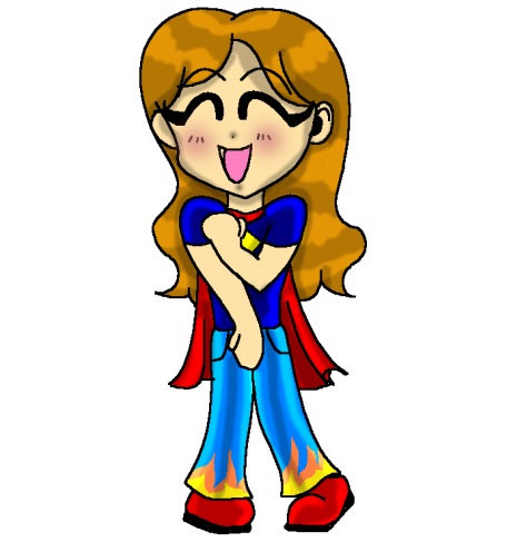 Lori-chan's idea of what I look like.&nbsp; Scary thing: I have a shirt just like that, but I never told her!