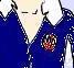 Mariko March (Sailor Hades) in a school uniform. *Note: Her name used to be Anadru*